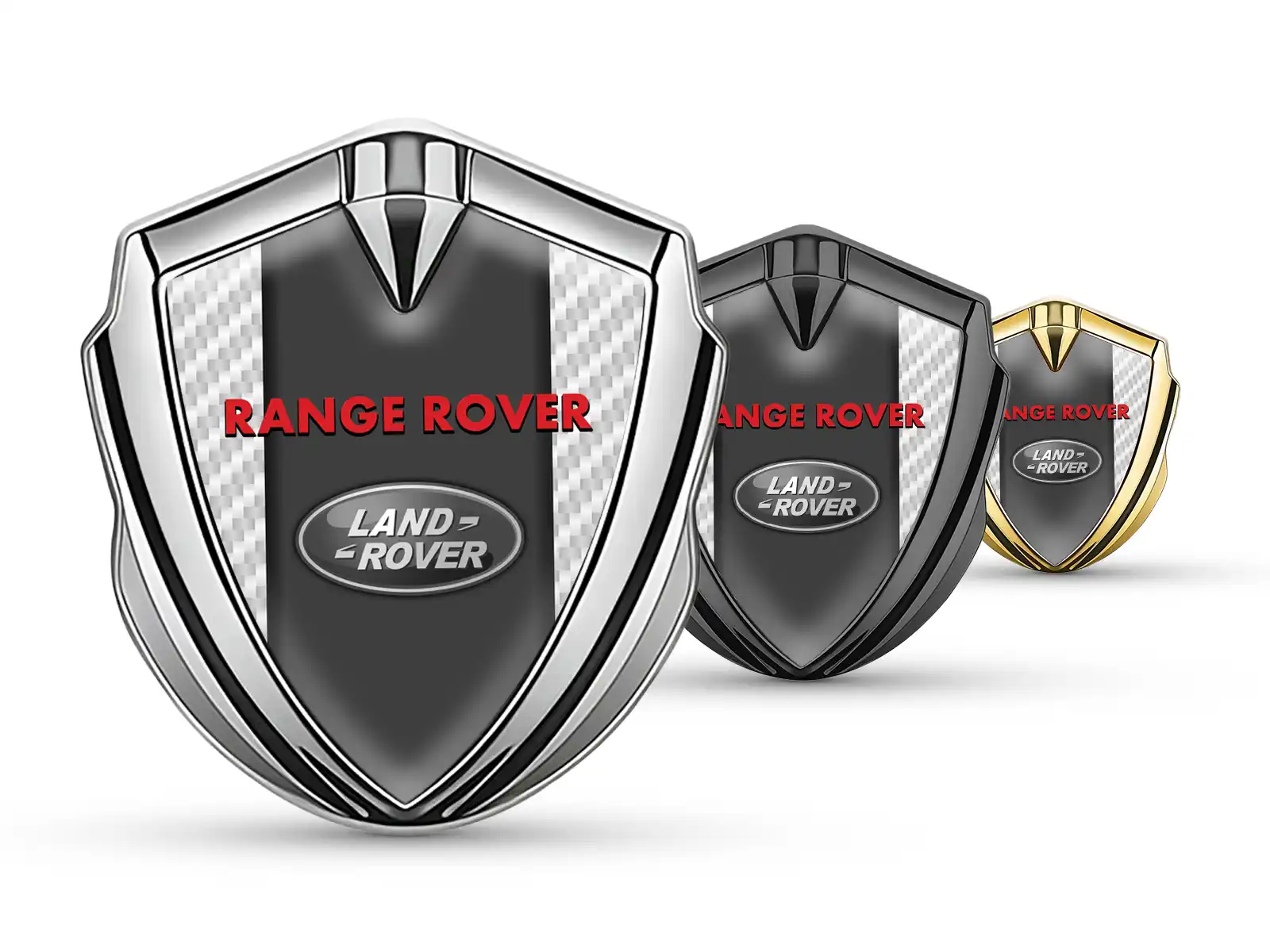 Land Rover Emblema Metal Insignia Sumo Manera Desliz Diseño